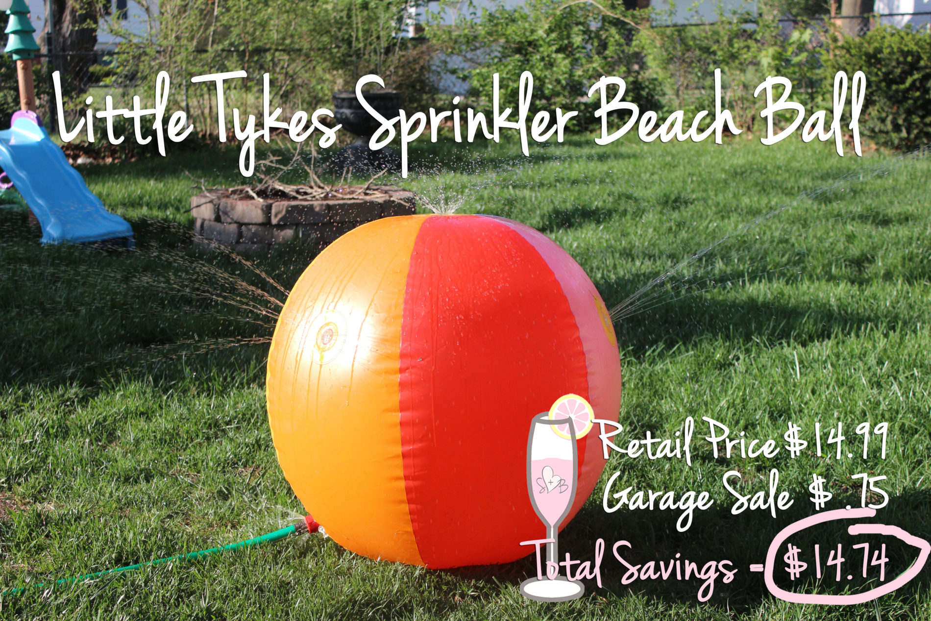 sprinkler beach ball