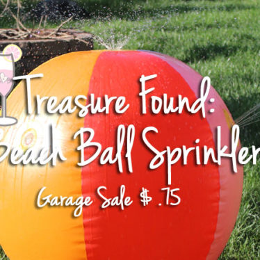 Treasure Found: Beach Ball Sprinkler