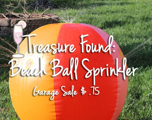 Treasure Found: Beach Ball Sprinkler