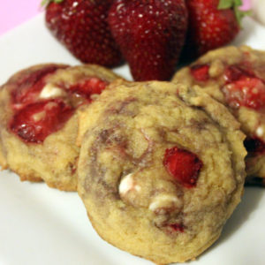 Strawberries & Dream Pudding Cookies