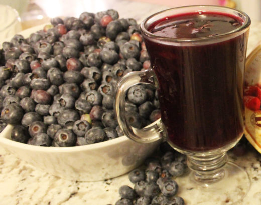 Blueberry Bourbon Saucy Compote