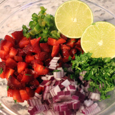 Picked Fresh Strawberry Salsa