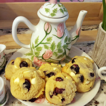 Blueberry Cheesecake Pudding Cookies